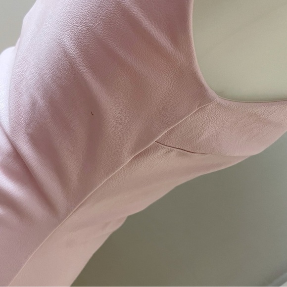 Naked Wardrobe Pink Faux Leather Tank Mini Dress Party Nightout Chic Fun - Picture 5 of 6
